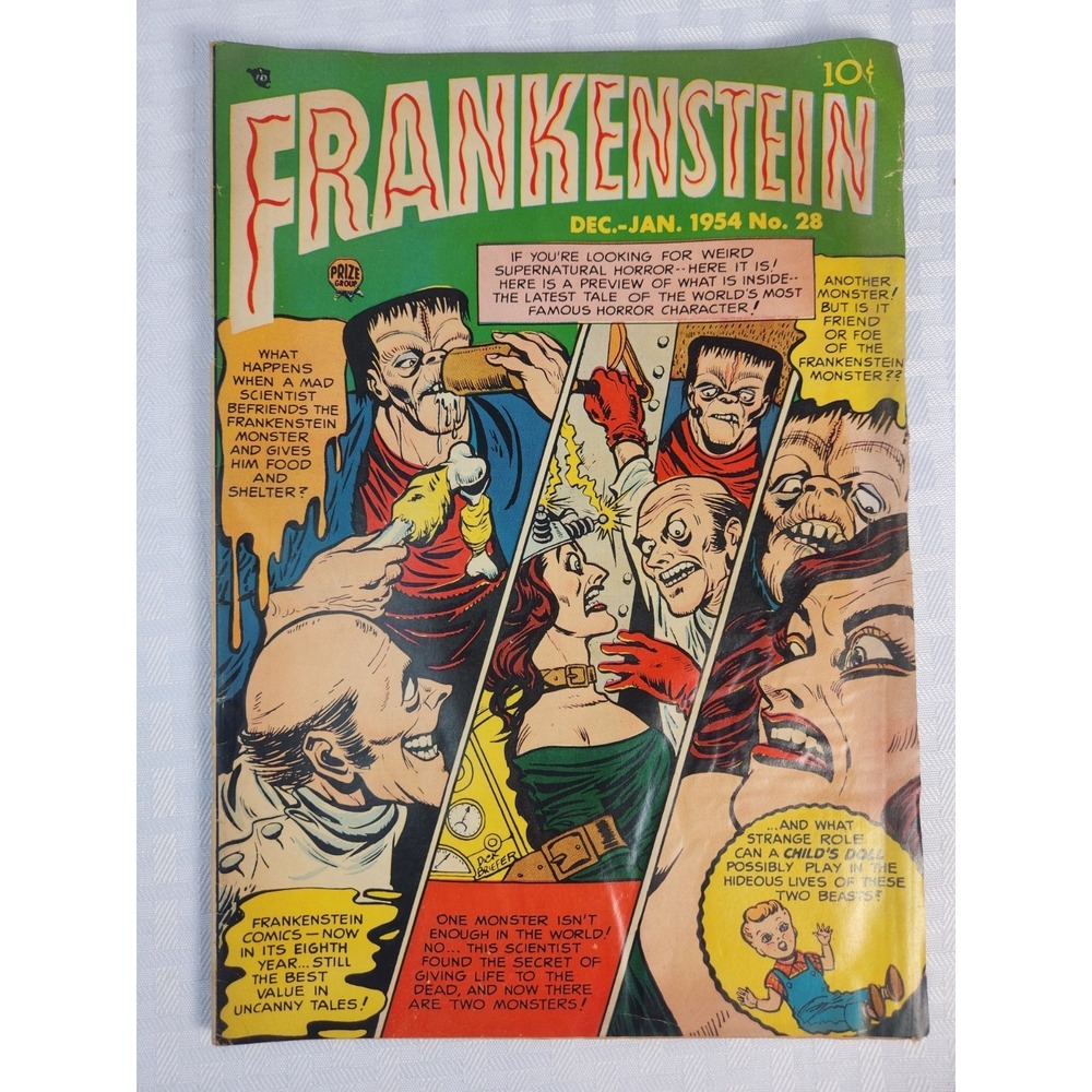 Frankenstein #28 1954  Comic Book VG